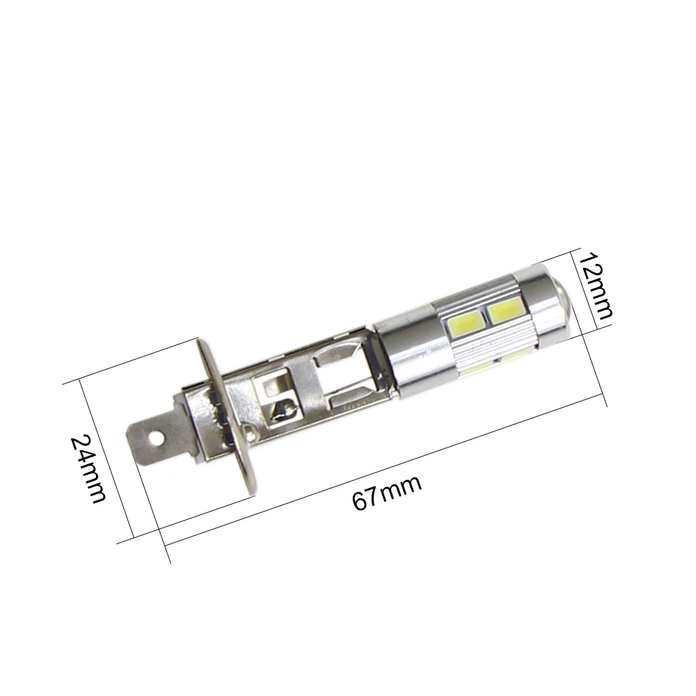 KEIN 4 шт. H1 led 5630 10smd 12v авто высокого Мощность туман светильник дневные ходовые огни