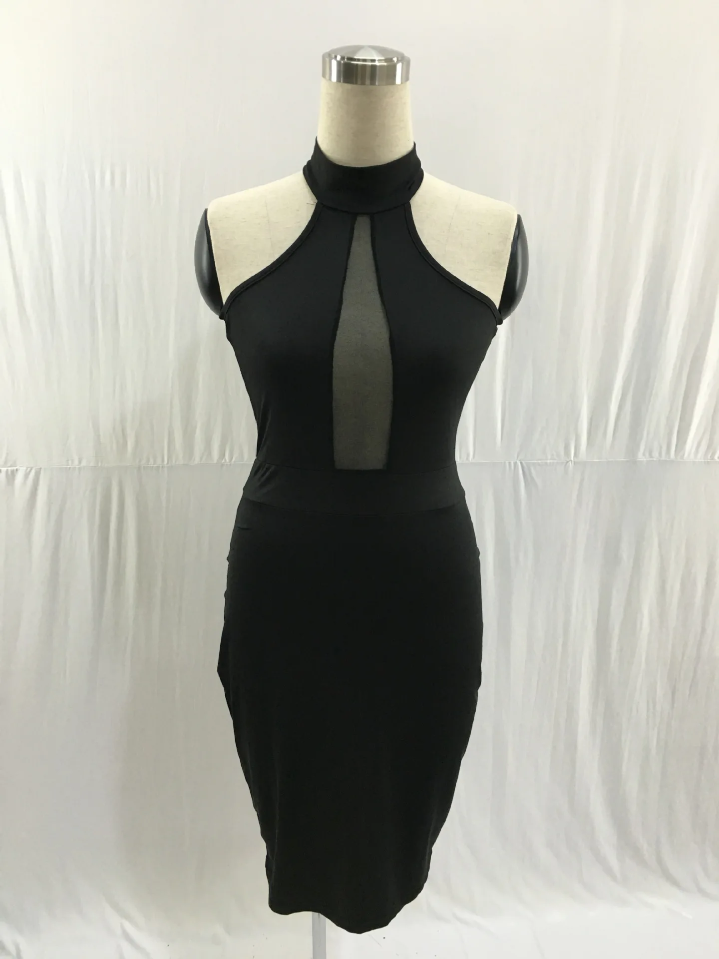 ZTVitality женское летнее платье 2019 Vestidos сексуальное однотонное черное футляр без