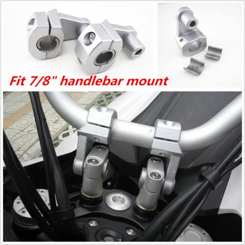 2 шт. алюминиевые зажимы для Руля Мотоцикла 22 мм 7/8 дюйма | Автомобили и мотоциклы