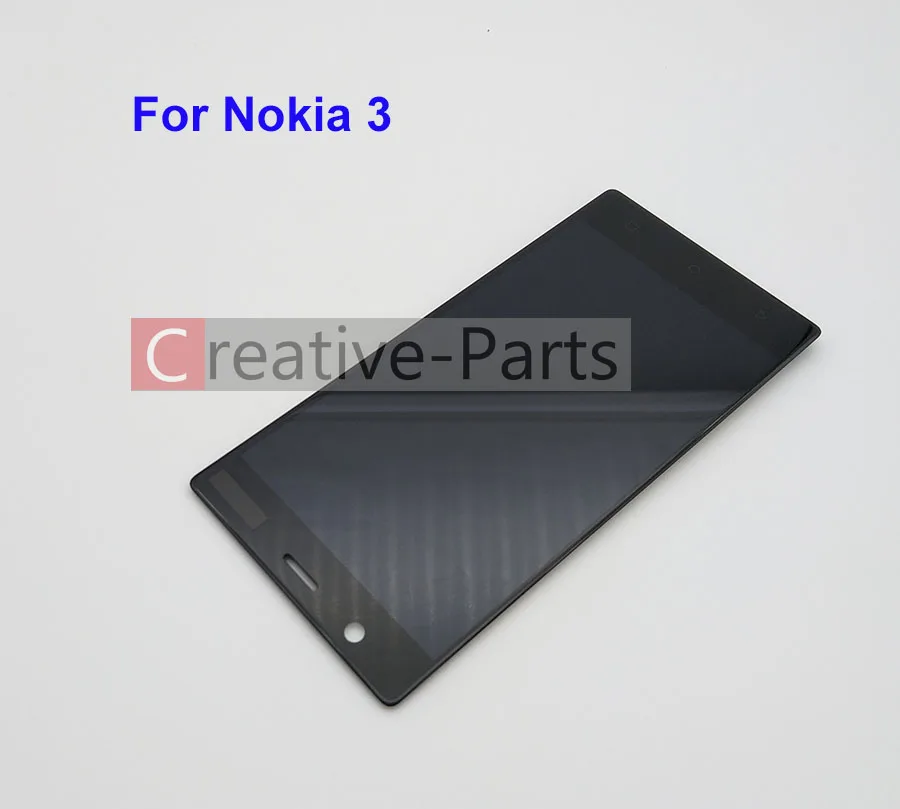 Оригинальный ЖК-дисплей для Nokia 3 черный цвет с сенсорным стеклом дигитайзер