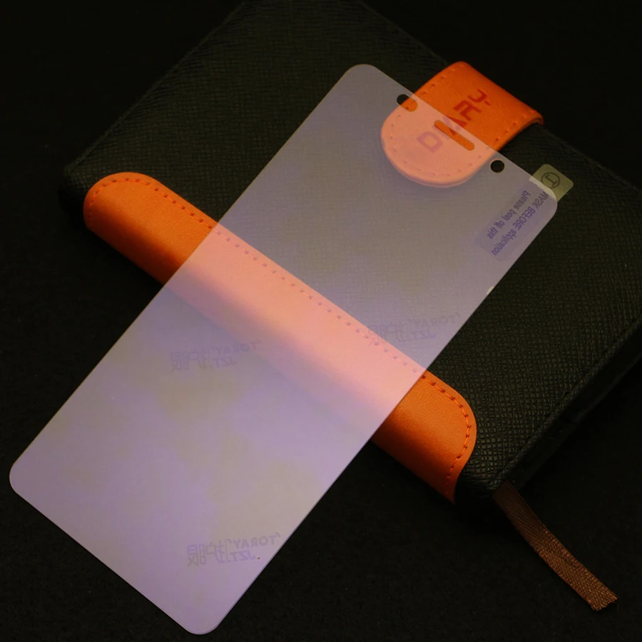 Анти УФ фиолетовый синий свет HD Прозрачная пленка из закаленного Стекло Экран