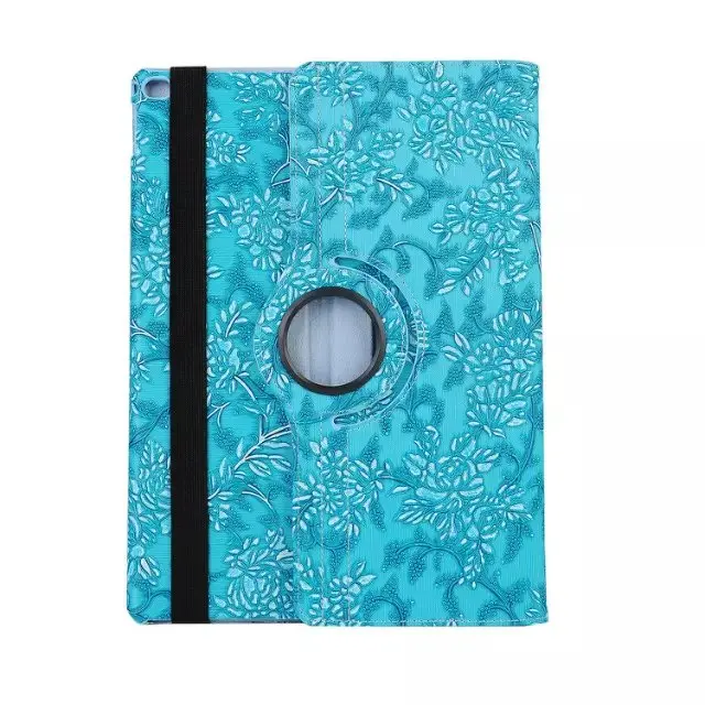 3D grape flower case Цветок вращающийся чехол для iPad 9,7 5 5th Generation A1822 A1823 6 6th A1893 A1954 воздуха A1474 A1475 Air 2 крышка+ защитная пленка на экран+ подставка для ручек - Цвет: 3D grape flower case