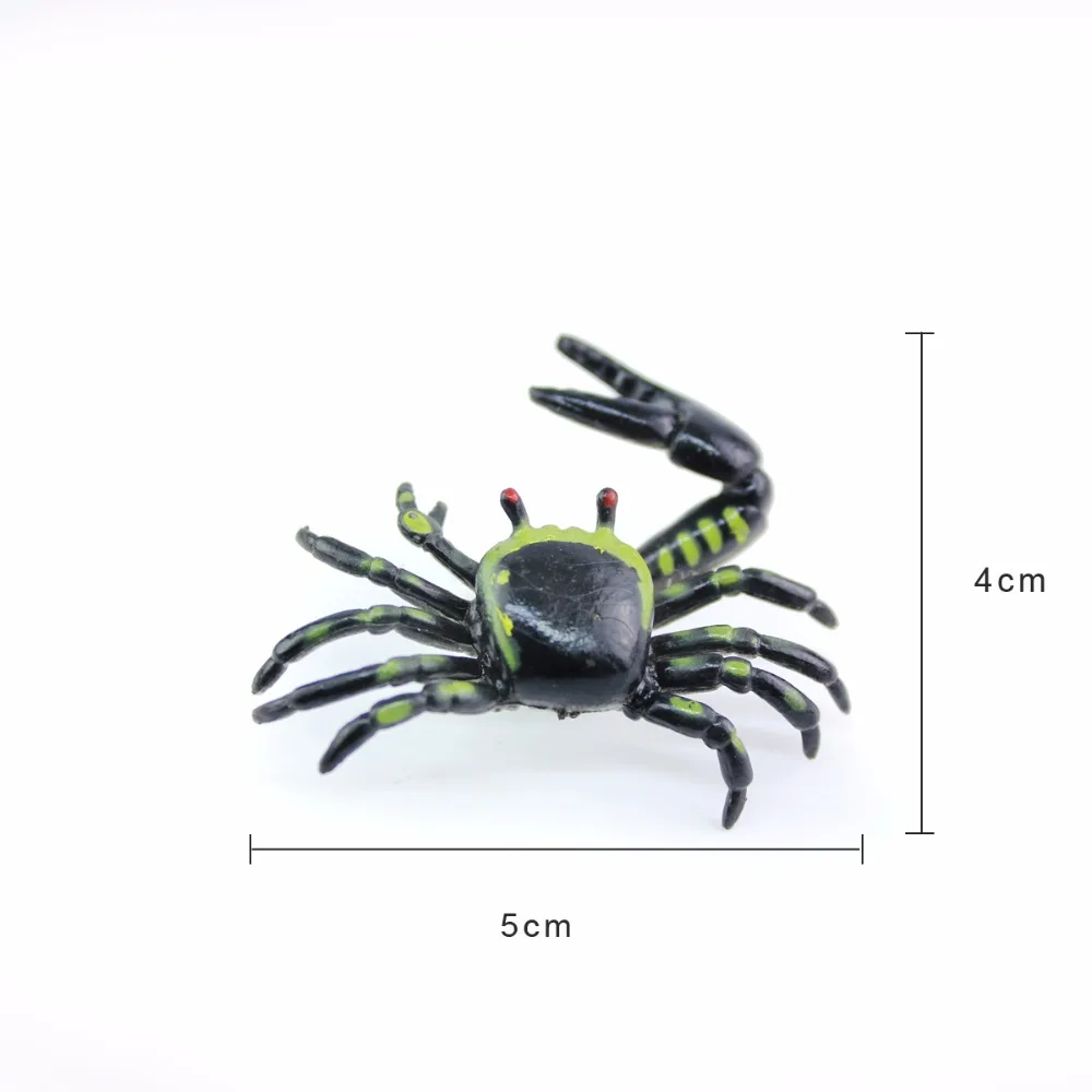 Wiben Sea Life Краб модель животного ПВХ фигурки героев, развивающие Рождественский подарок для детей