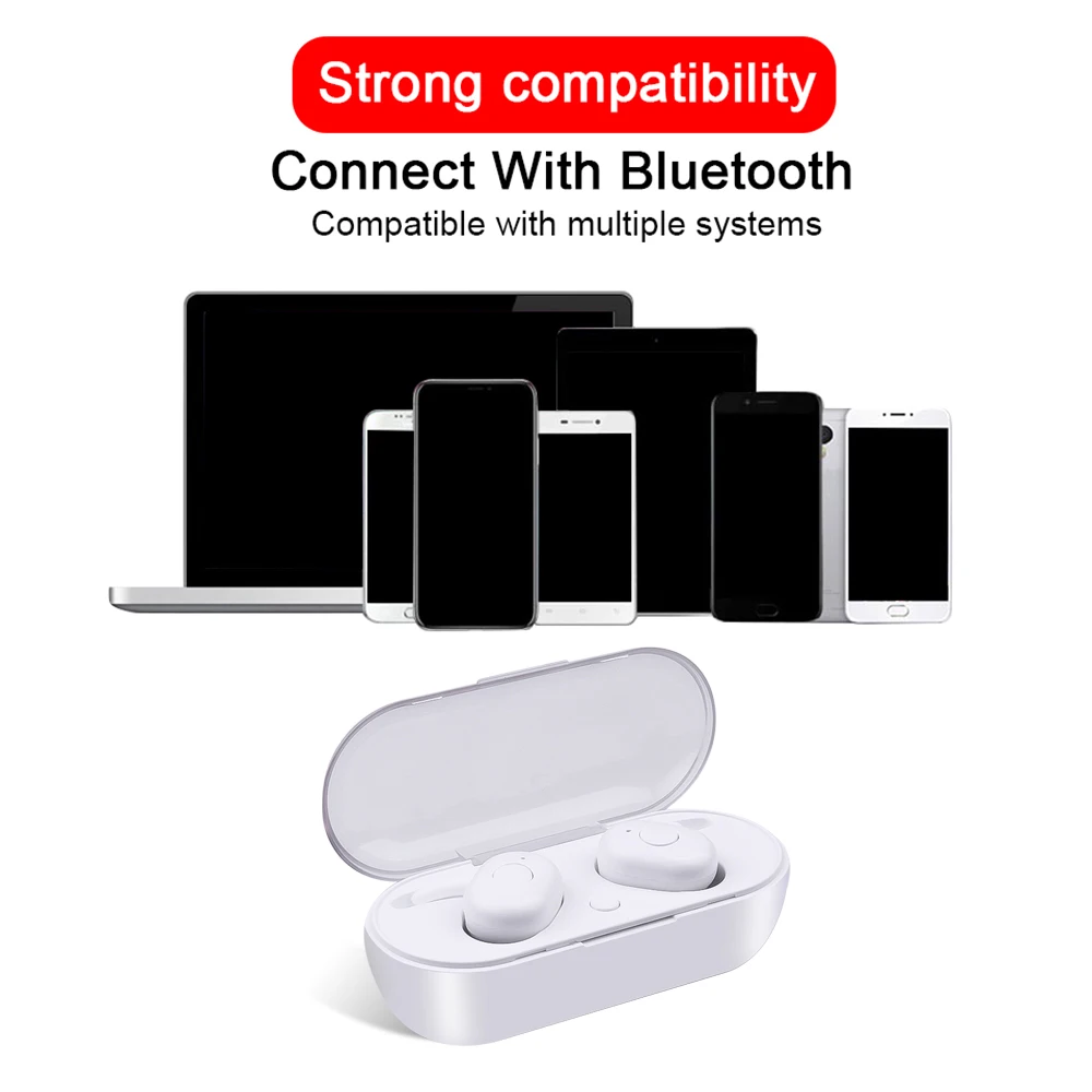 Bluetooth наушники BTH I30 TWS беспроводные мини Спортивная гарнитура громкой связи с