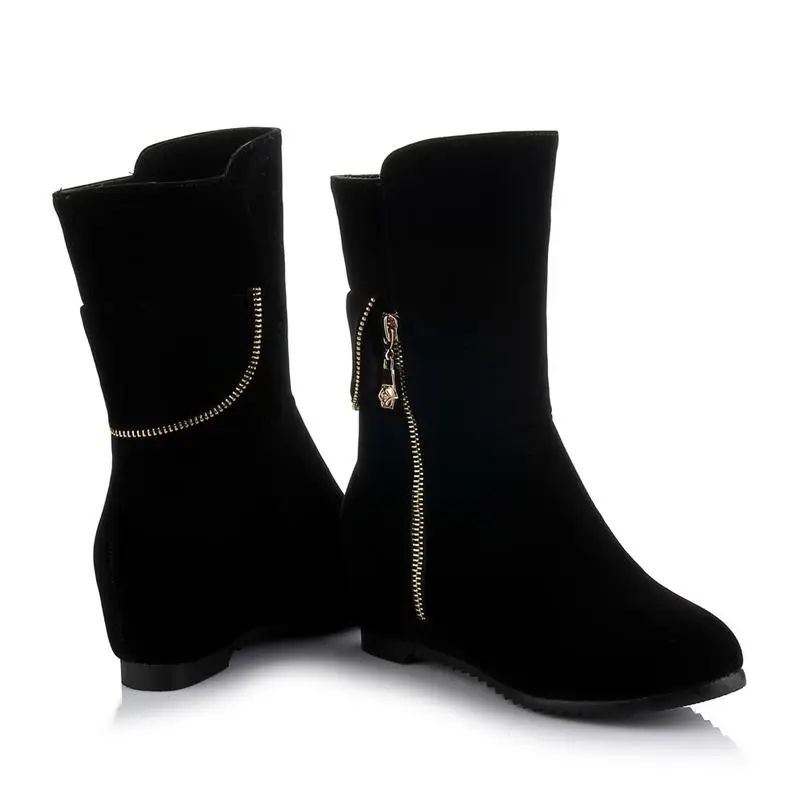 Smeeroon/2018 г. новое поступление сапоги до середины икры офисные женские теплые