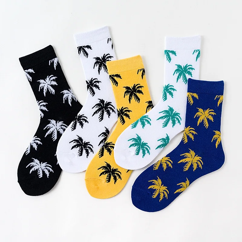 Классные бамбуковые летние женские забавные носки до лодыжки конопляные Meias