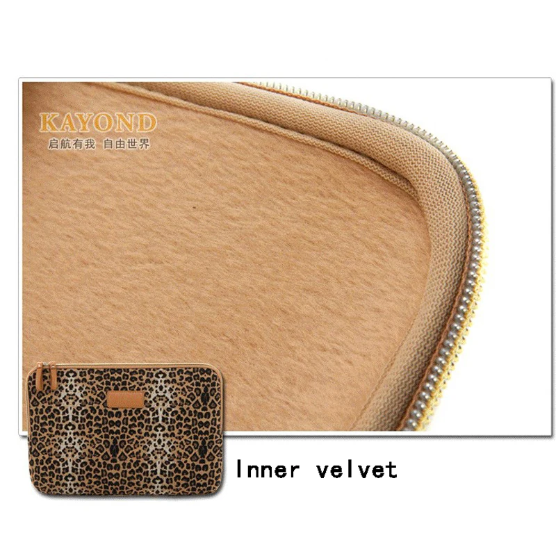 Леопардовый холщовый чехол для ноутбука мужчин и женщин сумка 14 Macbook Air 13 2018 Pro11 12 15