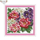 Набор для вышивки крестиком Joy Sunday Букет энергичных цветов H511 14CT 11CT