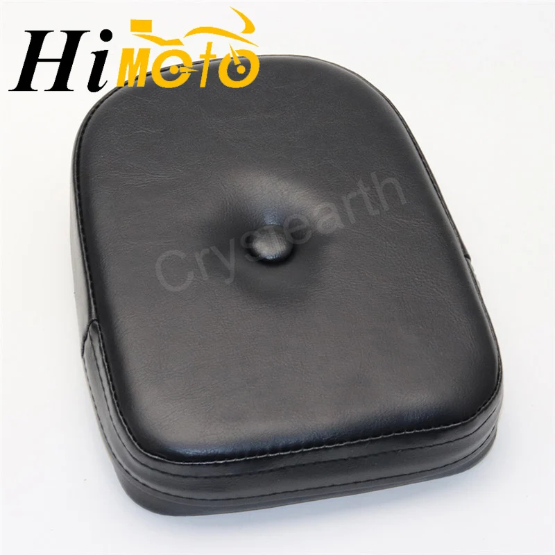 Универсальная черная мотоциклетная подушка на спинку для Honda Yamaha Suzuki Kawasaki Harley Bobber