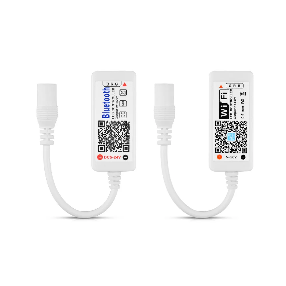 Светодиодный светильник 5 в пост. Тока 12 В 24 Wi Fi Bluetooth RGB RGBW управление через