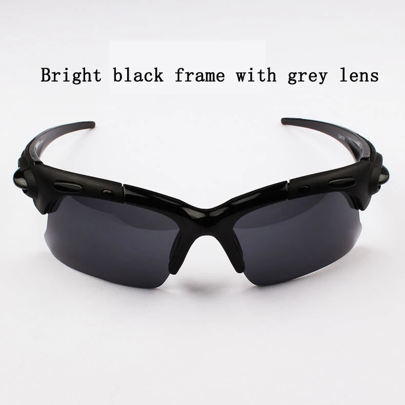 bright black gray Солнцезащитные очки велосипедные очки UV400BikeMTB наружные спортивные очки велосипедные солнцезащитные очки рыболовные очки Спортивные очки Велоспорт - Цвет: bright black gray