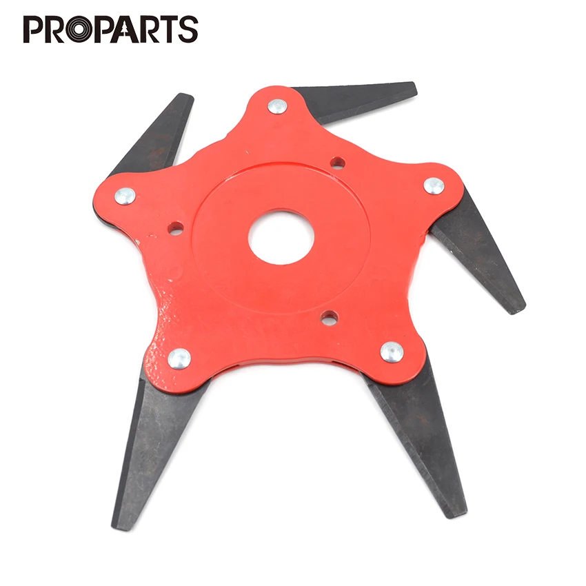 5 зубцов триммер для травы Металлическая стальная головка с лезвием T |