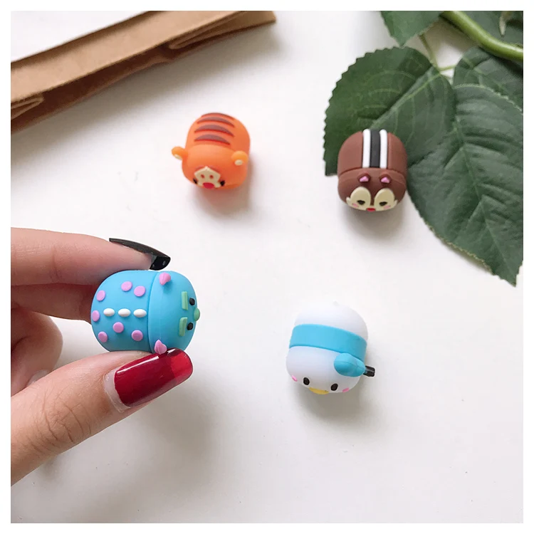 Мультяшный usb-кабель для защиты данных Кукольный Аксессуар укуса животных