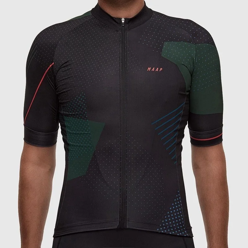 12 MAAP new arrival simple ventilation thin Cycling Jerseys Summer bike riding clothing tops quick dry camisetas de ciclismo - Цвет: 12