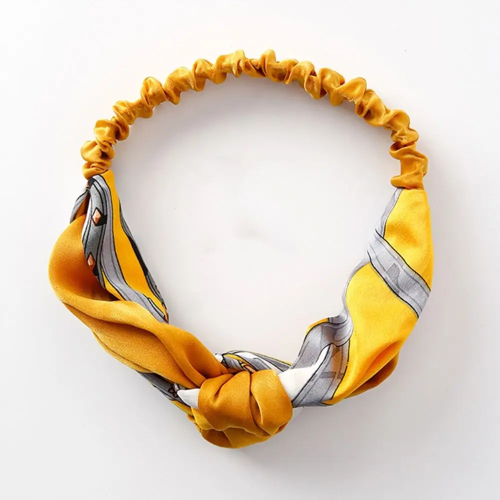 Женский головной платок в богемном стиле эластичная повязка на голову прошитая