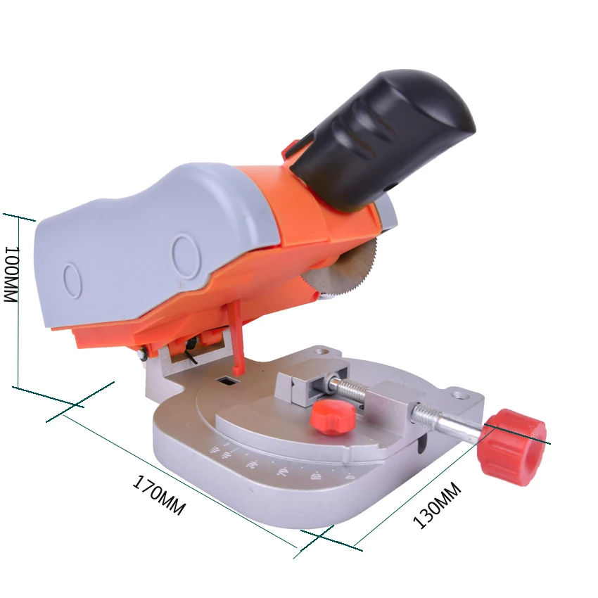 

Mini Cutting Machine high speed Bench Cut-off Saw Steel Blade for cutting Metal Wood Plastic with Adjust Miter Gauge