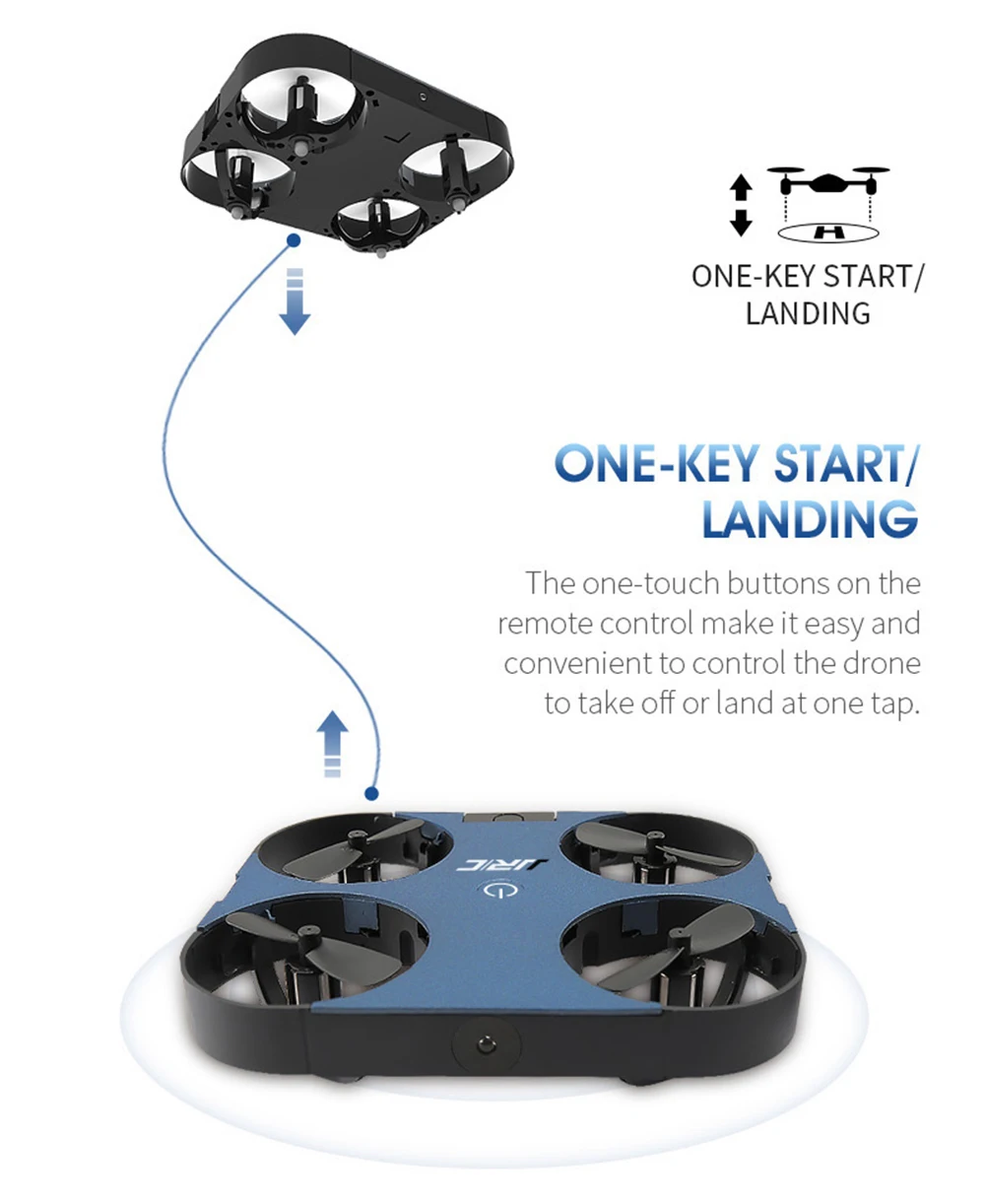 JJRC H70 мини-Дрон ультра-тонкий пульт дистанционного управления Квадрокоптеры 4CH PLANC отношение держать со складной рукояткой уличные игрушки