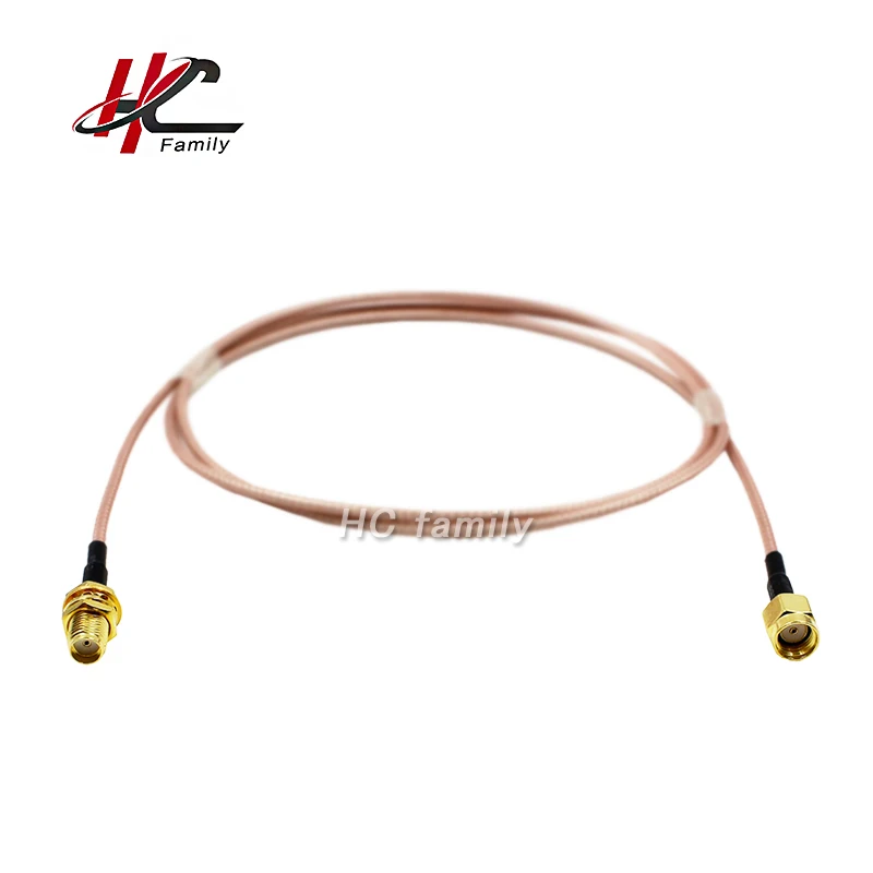 РЧ коаксиальный Соединительный кабель SMA Гнездовой разъем для RP штекер 50 см 19 6