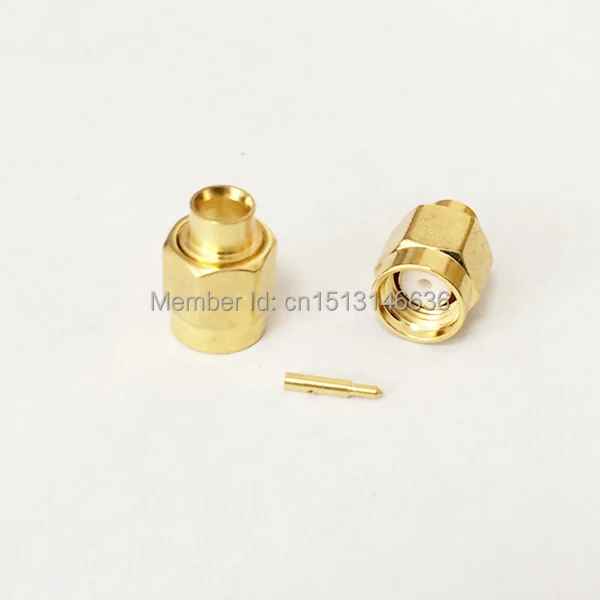 1 шт. коннектор SMA для коаксиального модема RG402 141 дюйма|goldplated| |