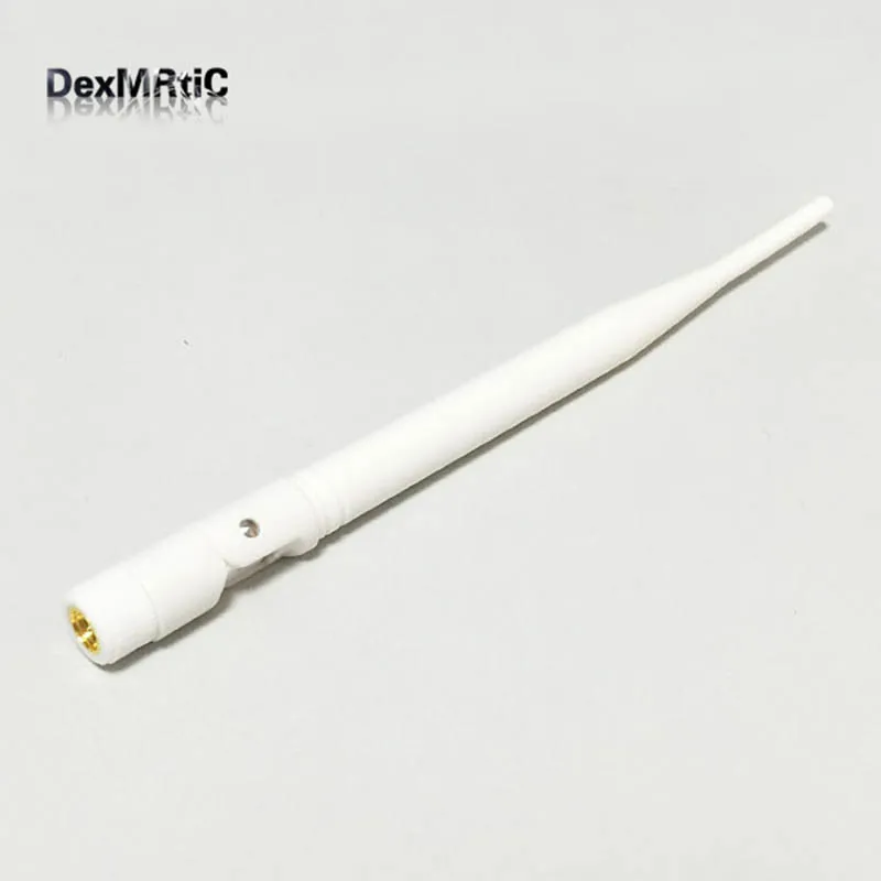 Антенна OMNI SMA 6 дБи с высоким коэффициентом усиления 2 4 ГГц белая 20 см|wifi antenna