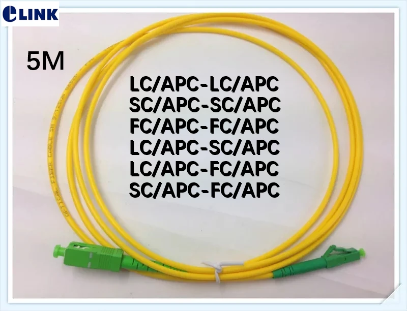 20 шт. 5 м LC/APC SC/APC FC/APC волоконный пачкорд одномодовый Simpex 2 0 мм патч-кабель SM SX SC LC FC