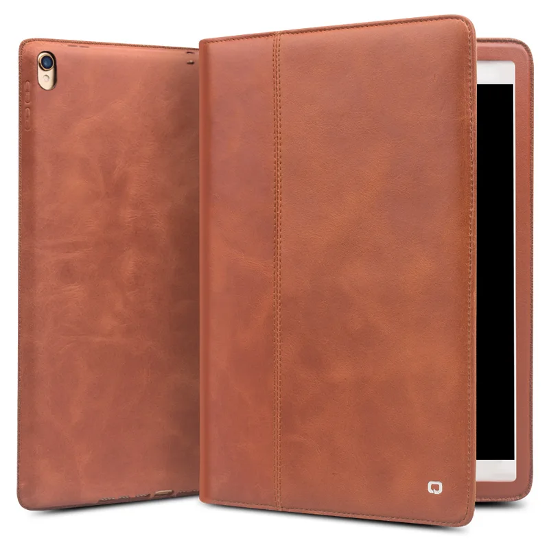 Чехол книжка QIALINO из натуральной кожи для iPad Pro 10 5 модный роскошный Ультратонкий