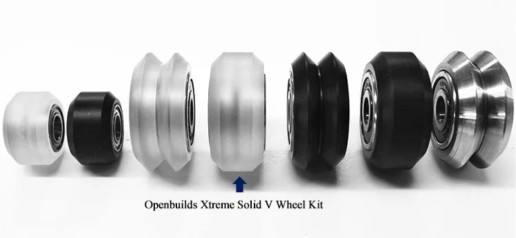 Поликарбонат Xtreme Твердые V колеса в сборе для V-Slot Rail, OX CNC WorkBee CNC, 3d принтер Твердые колеса