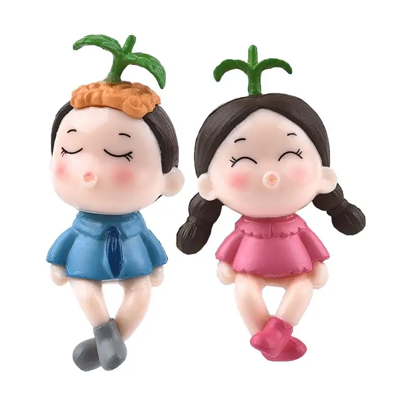 2 шт милые влюбленные украшения для двоих мох микро пейзаж мир орнамент свадебное