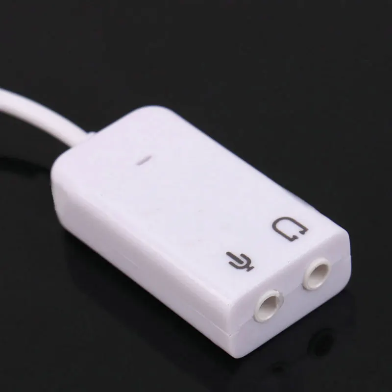 USB 2 0 Звуковая карта Виртуальный 7 1 канальный аудио 3D адаптер с кабельной линией