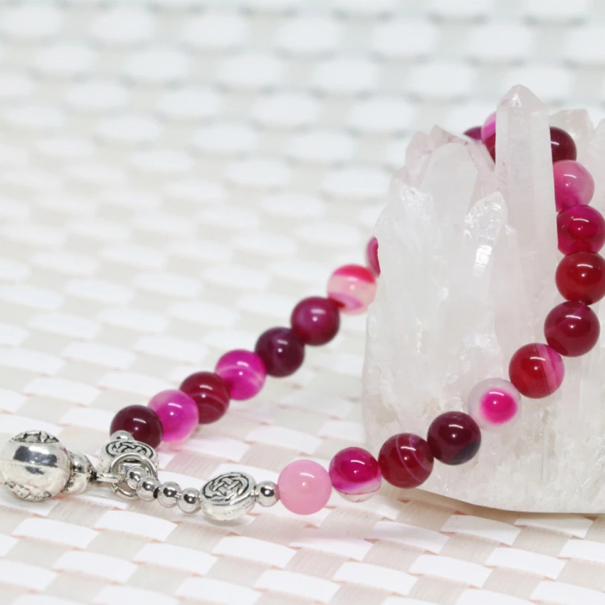 Оптовая цена натуральный камень розовый красный агат оникс сердолик круглые