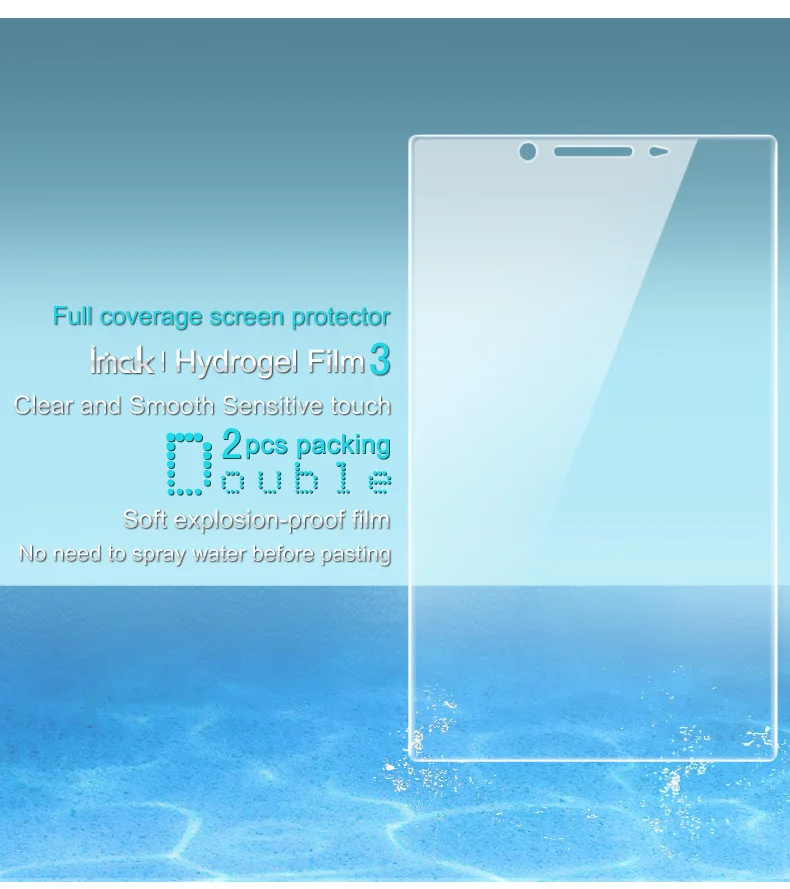 IMAK Для Blackberry Key2 защита экрана Hydrogel III Передняя 0,15 мм мягкая защитная пленка tpu для Blackberry Keytwo не стекло