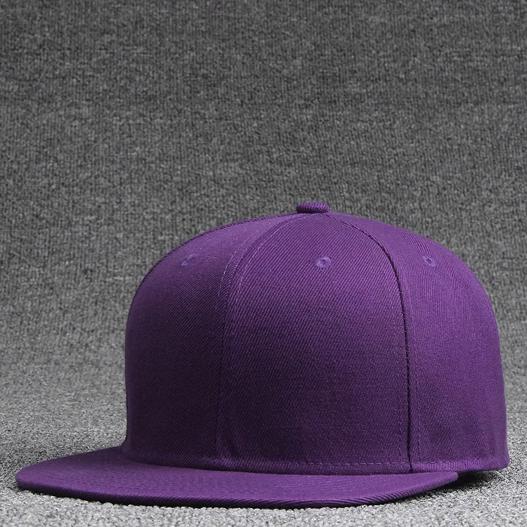 adult Violet Бейсболка для взрослых и детей, высокое качество, полиэстер, одноцветная бейсболка для мужчин и женщин, логотип на заказ, простая бейсболка - Цвет: adult Violet