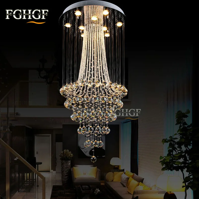 Роскошная Современная хрустальная люстра светильник ильники лампа щение