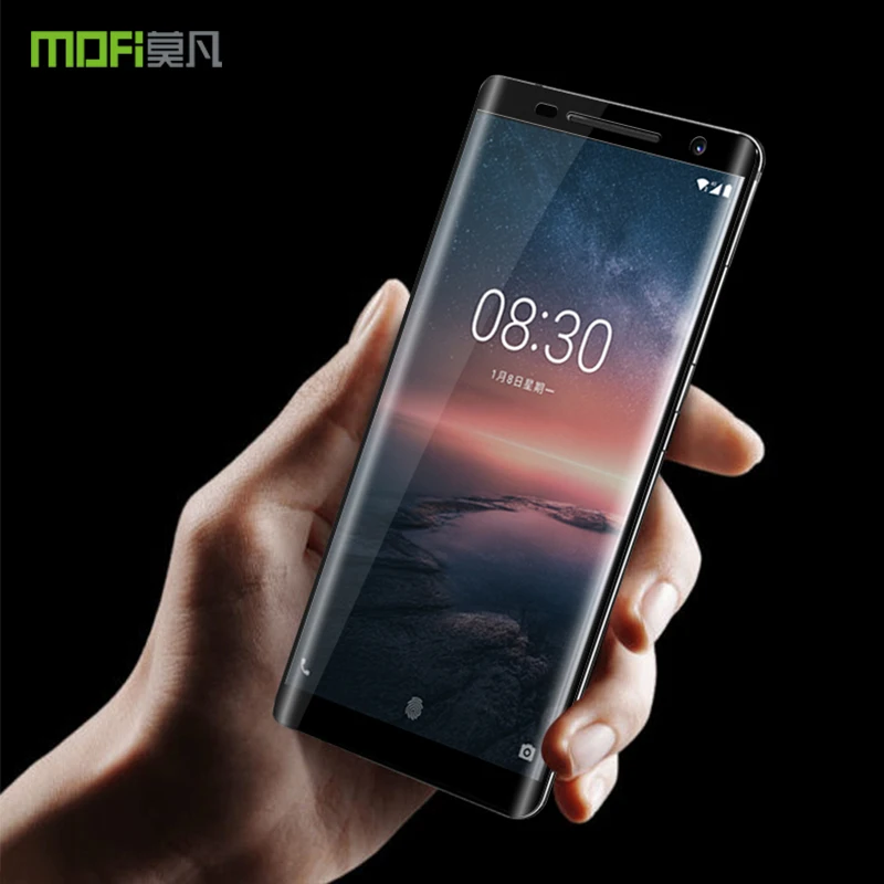 Для Nokia 8 Sirocco 100% Оригинал MOFi 3D горячее изгиб изогнутое полное покрытие Закаленное