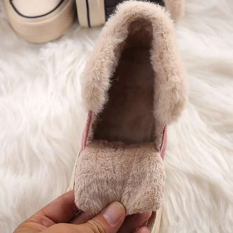 Женская зимняя обувь из хлопка новинка 2019 парусиновая Студенческая теплая с