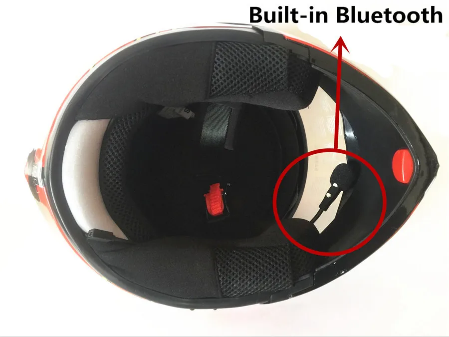 Bluetooth интегрированный модульный флип-ап анфас мотоциклетный шлем Защита от солнца музыкальный телефон домофон(L, матовый черный