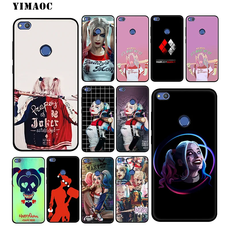 &quot Харли Квинн &quotс принтами&quot отряд самоубийц мягкий чехол для huawei Honor вид 20 10 8X8