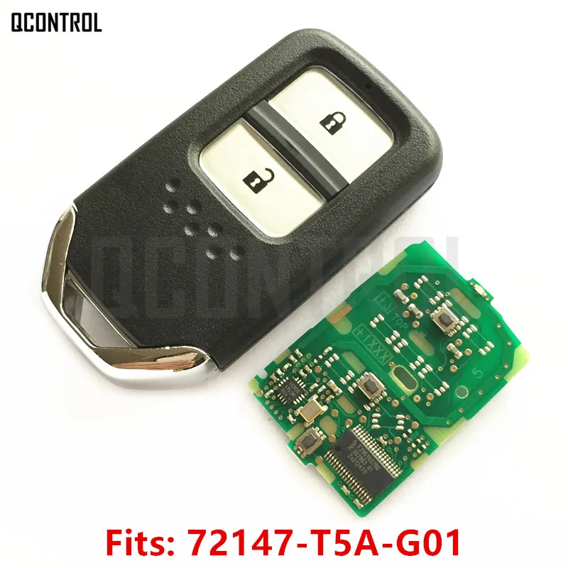 QCONTROL автомобильный пульт дистанционного управления умный ключ для Honda 72147 T5A G01