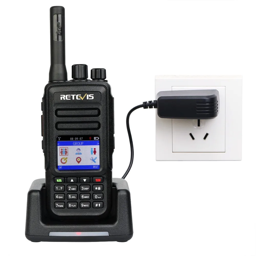 Retevis RT51 PoC радио сеть двухстороннее 4G LTE FDD 3G WCDMA GPS с кабелем для программирования SIM