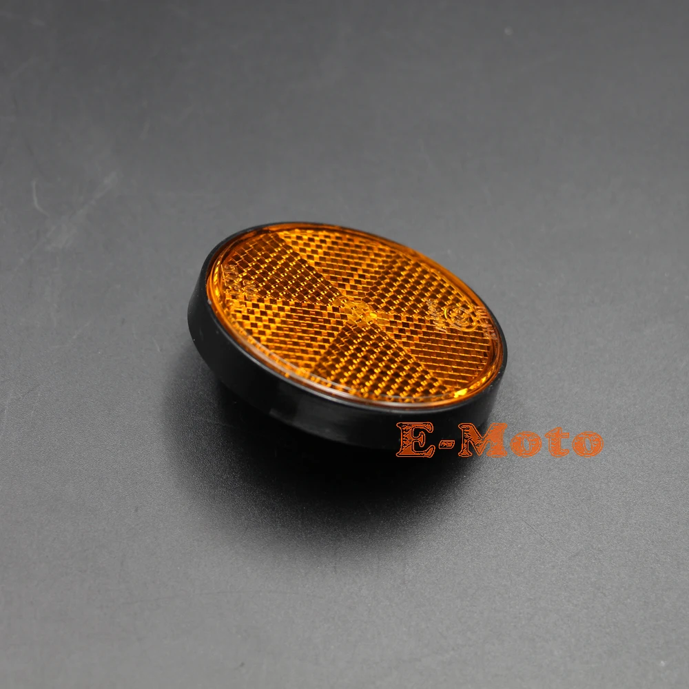 Универсальные оранжевые круглые отражатели для мотоциклов квадроциклов