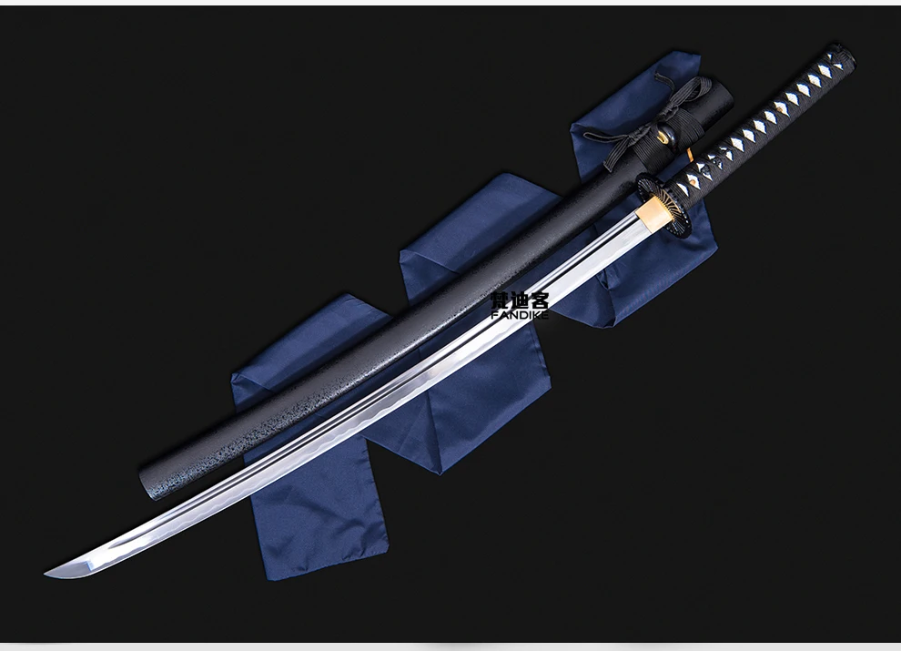 HANDMADE JAPANESE SAMURAI KATANA SWORD CARBON STEEL FULL TANG SHARP Carbon Steel Wakizashi Samurai Katana Sword