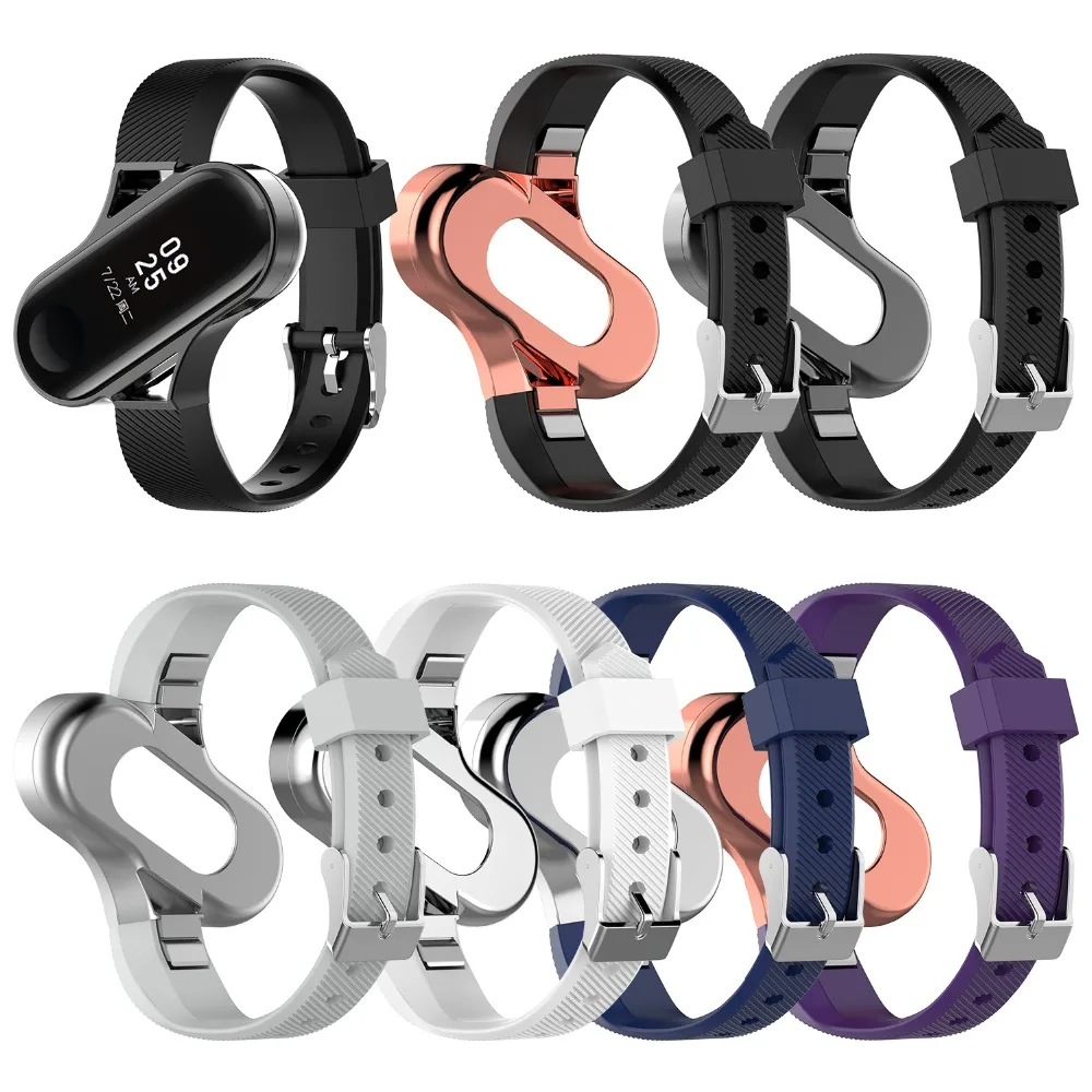 Correa mi Band 3 браслет ремешок для Xiao mi band 3 Band фитнес-трекер спортивные умные часы замена Браслет аксессуары