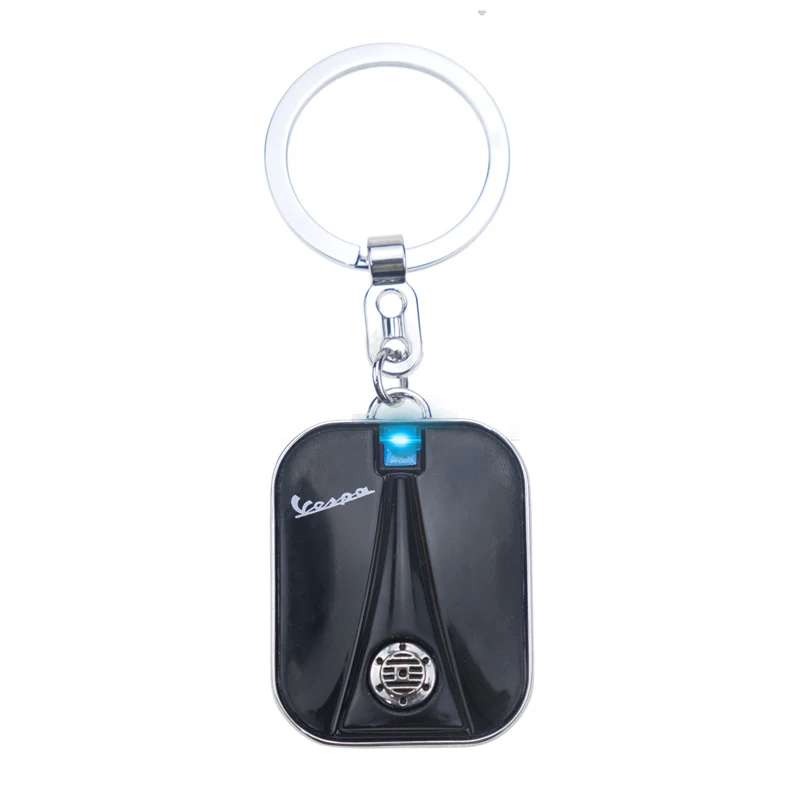 Черный KODASKIN Динамик дизайн брелок для GTS GTV LX PX LT Sprint Primavera GTS300 брелок - Название цвета: Черный
