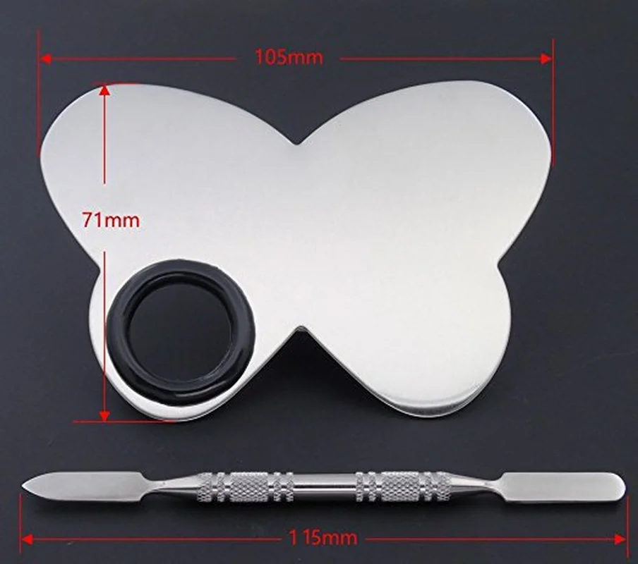 Специальная нержавеющая сталь бабочка Цветовая палитра Набор для макияжа |