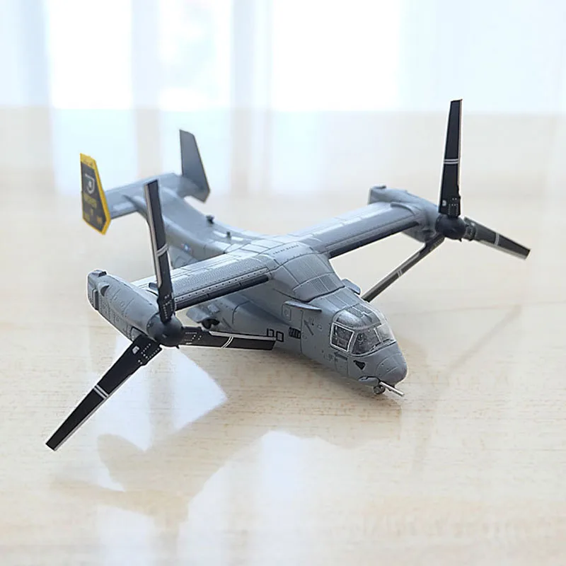 Подарок для мальчиков 1:144 V22 Osprey вращающийся вертолет с поворотным крыльем модель