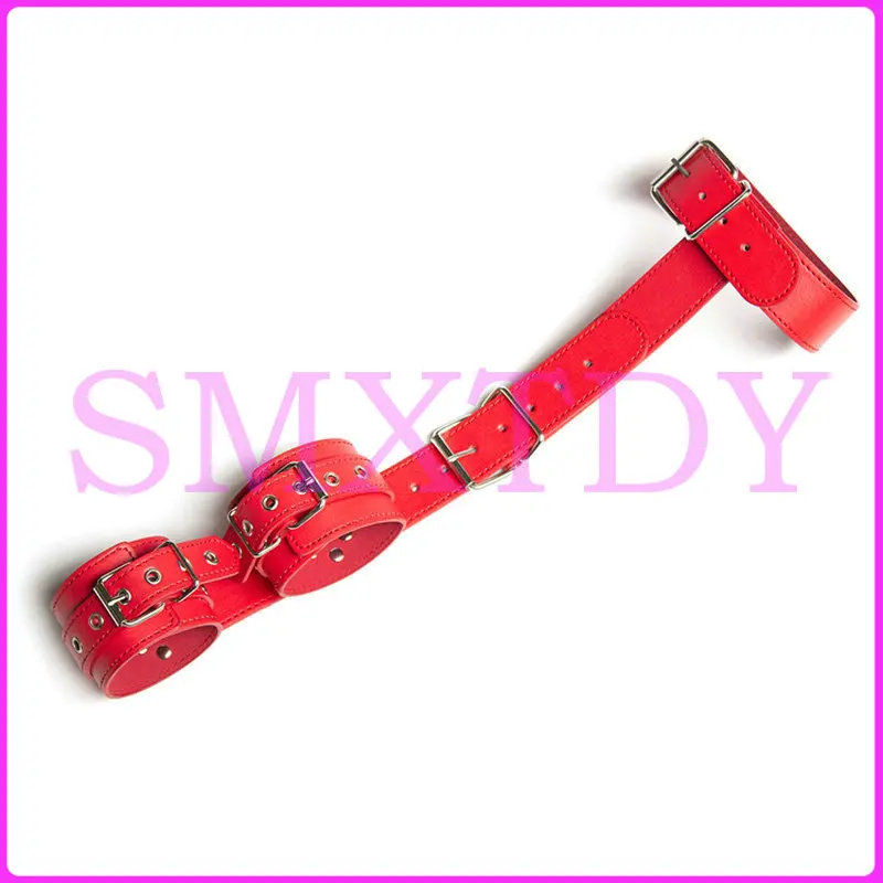 Кожаный шейный воротник NINGMU для рук сдерживающие запястья манжеты портупея