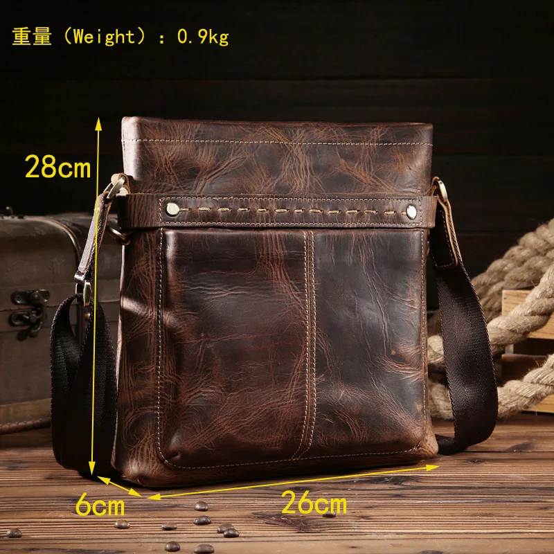 Shang Demeng мужской кожаный портфель ранец мужская сумка кожаная из Гуанчжоу кожа crazy