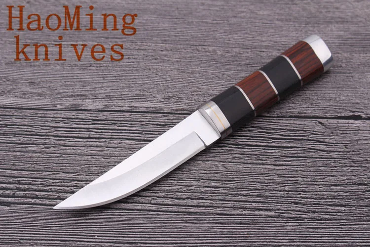 Тактический Открытый Отдых Выживание Охота неподвижного ножа карманный