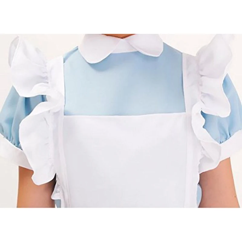 Синий сексуальный костюм Алисы в стране чудес вечерние костюмы для взрослых