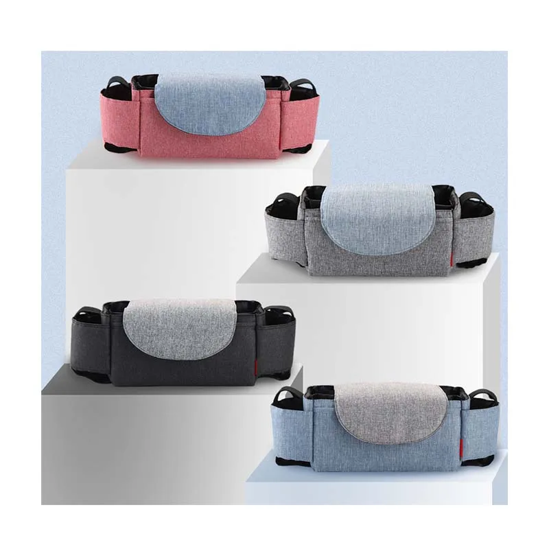 

Baby stroller bag storage bag bottle bag water bag nylon fashion baby stroller hanging bag travel light Mummy bag